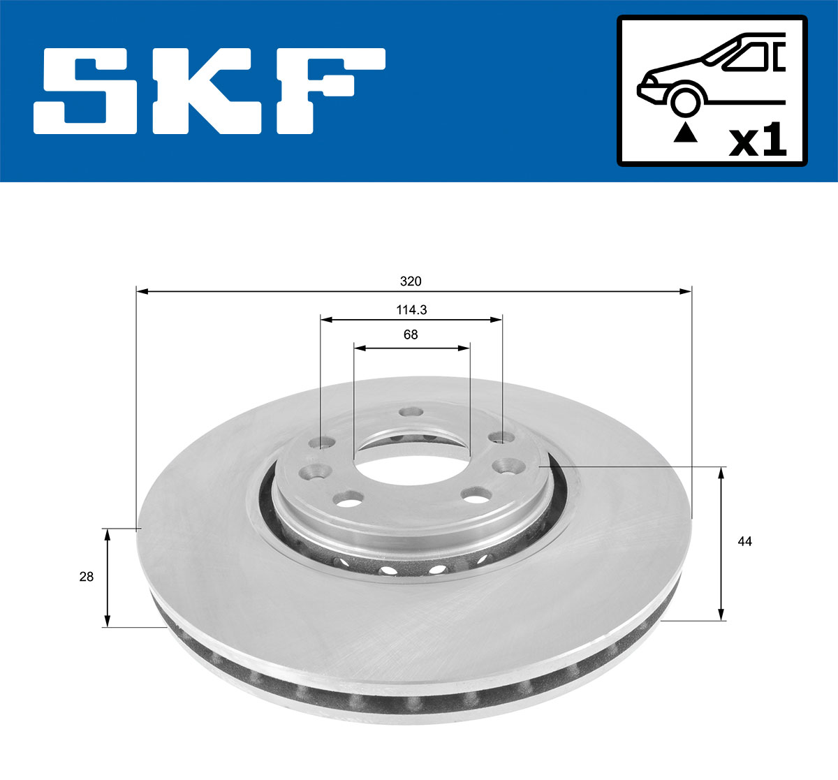 SKF VKBD 80091 V1 спирачен...